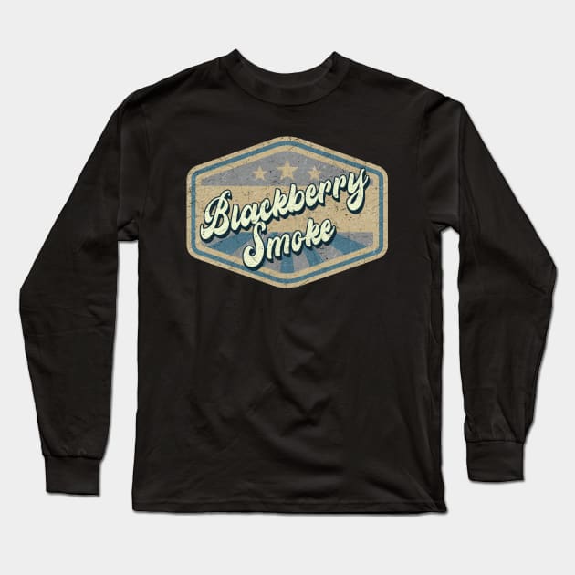 vintage Blackberry Smoke Long Sleeve T-Shirt by KOKOS PAPA